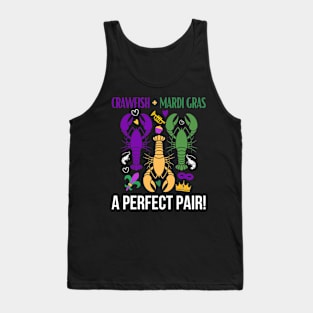 funny crawfish mardi gras Tank Top